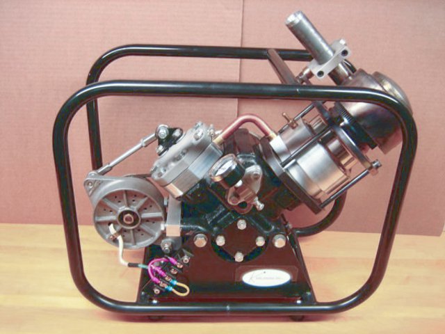 Генератор МК-2. Двигатель стирлинга альфа